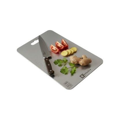 HOME LANE Stainless Steel Chopping Board (31 x 20 cm)