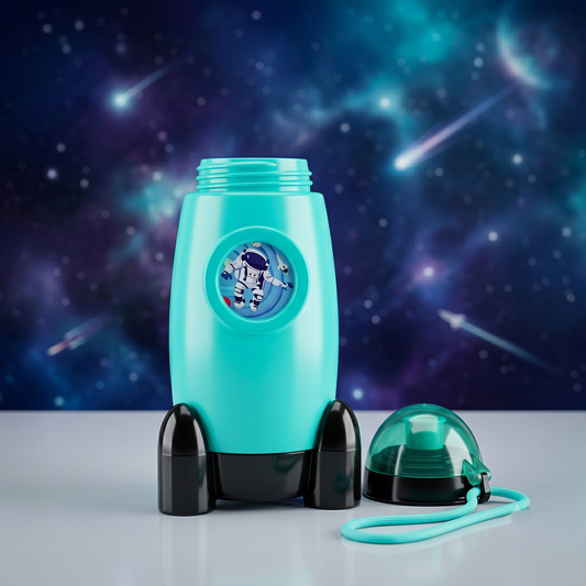 Slings Rocket Shape Kids Sipper Water Bottle