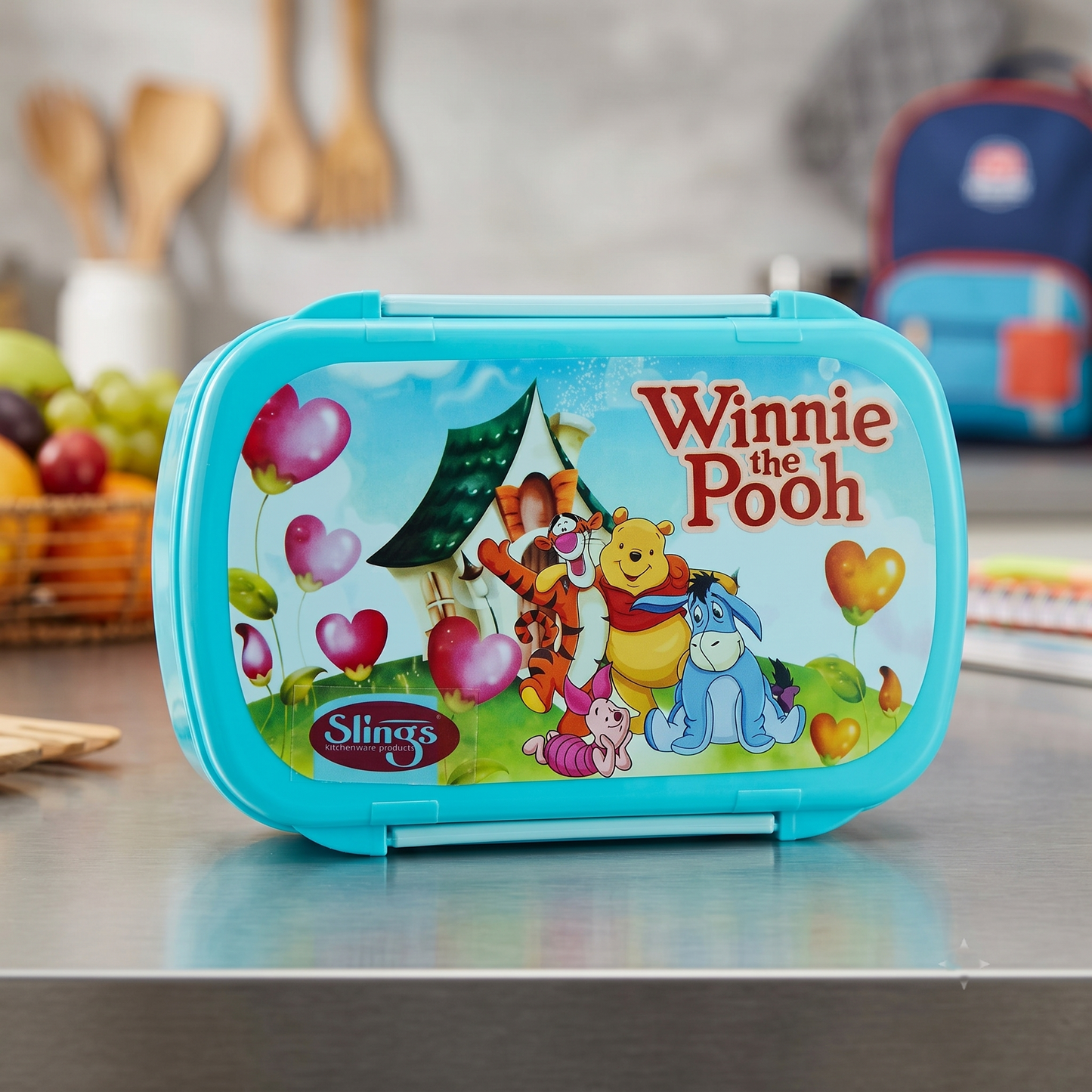 Slings Winnie the Pooh Printed Tiffin Box
