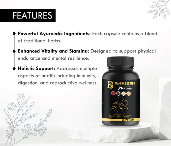 Stamina Booster Triple Power Capsule Xtra Josh