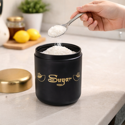 Tinums Stainless Steel Tea, Coffee & Sugar Jar Set