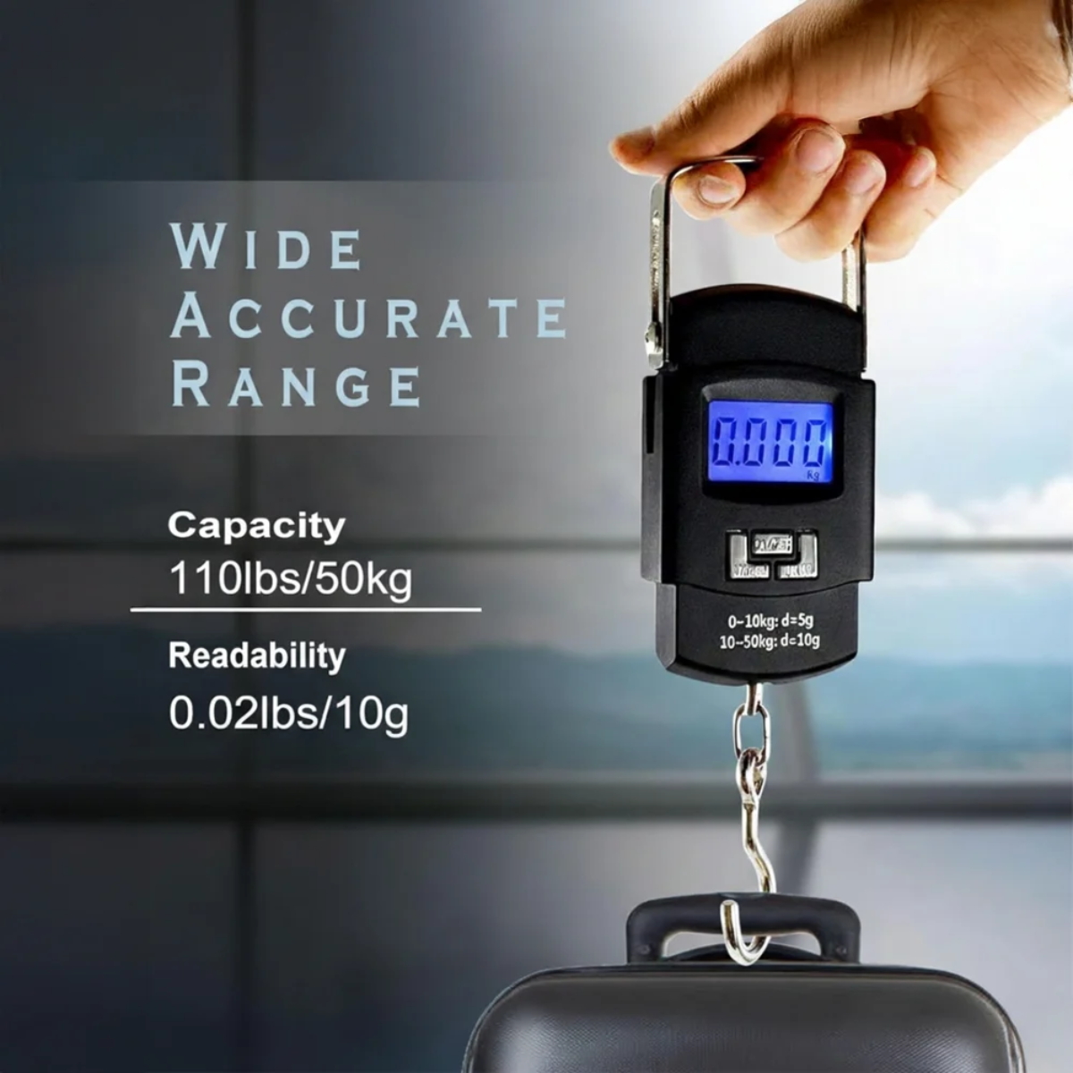 Tinums Electronic Portable Luggage Weighing Scale with Digital Screen
