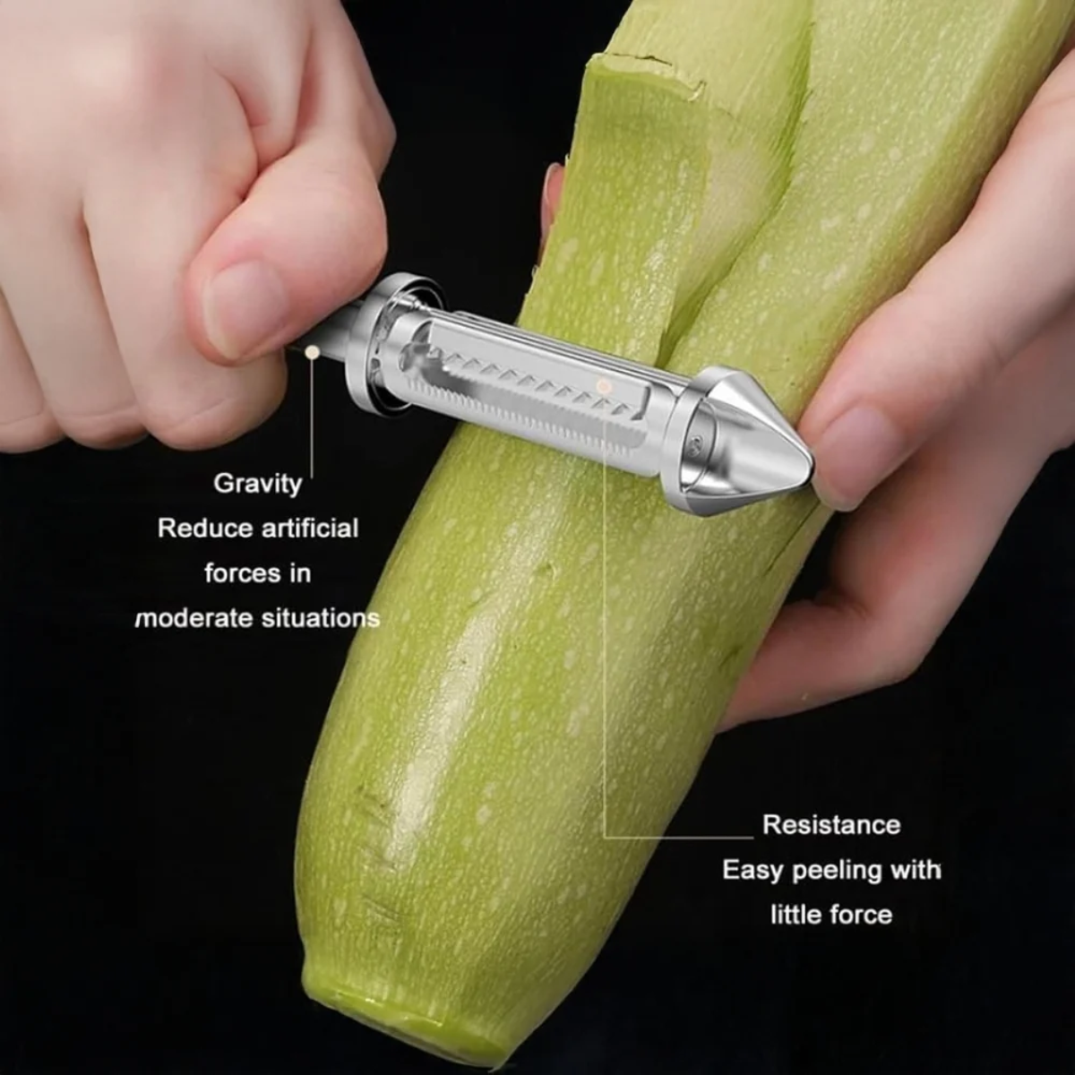 Tinums 3 in 1 Peeler (Stainless Steel)