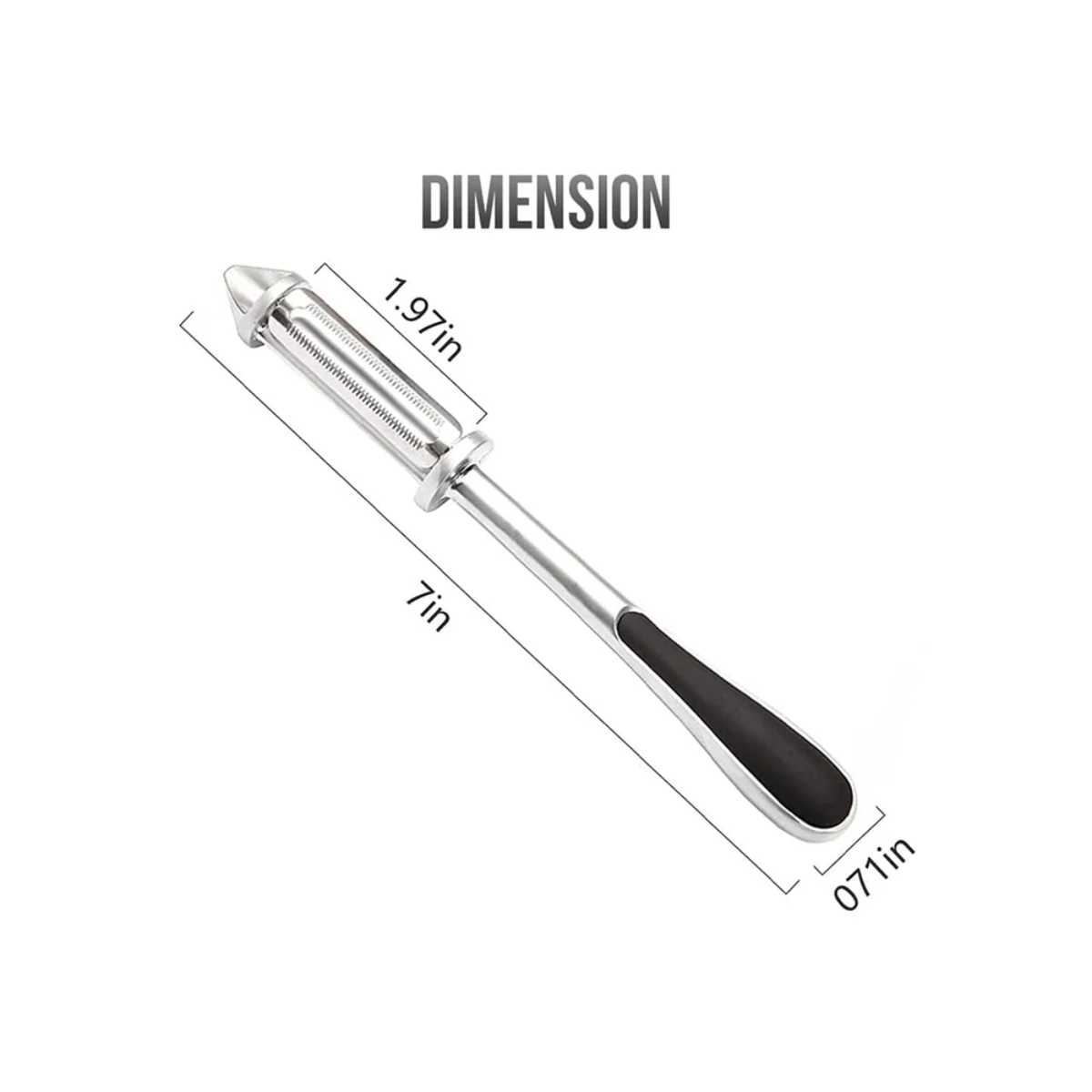 Tinums 3 in 1 Peeler (Stainless Steel)