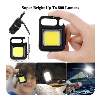 Tinums LED COB Key Chain 6 W Emergency Light (White)