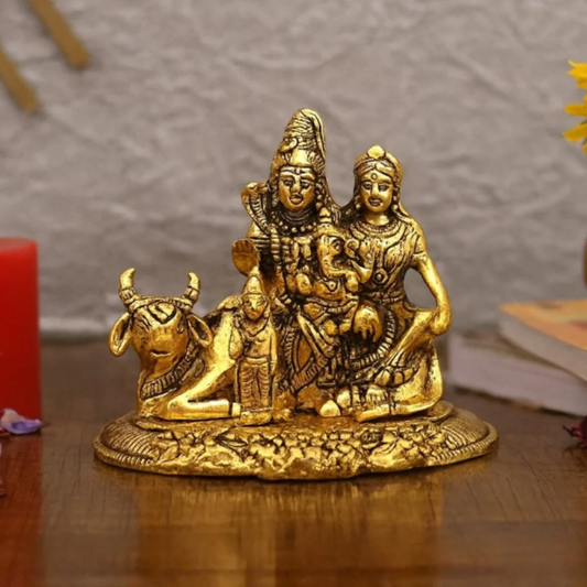 Tinums Handcrafted Shiv Parivar Idol