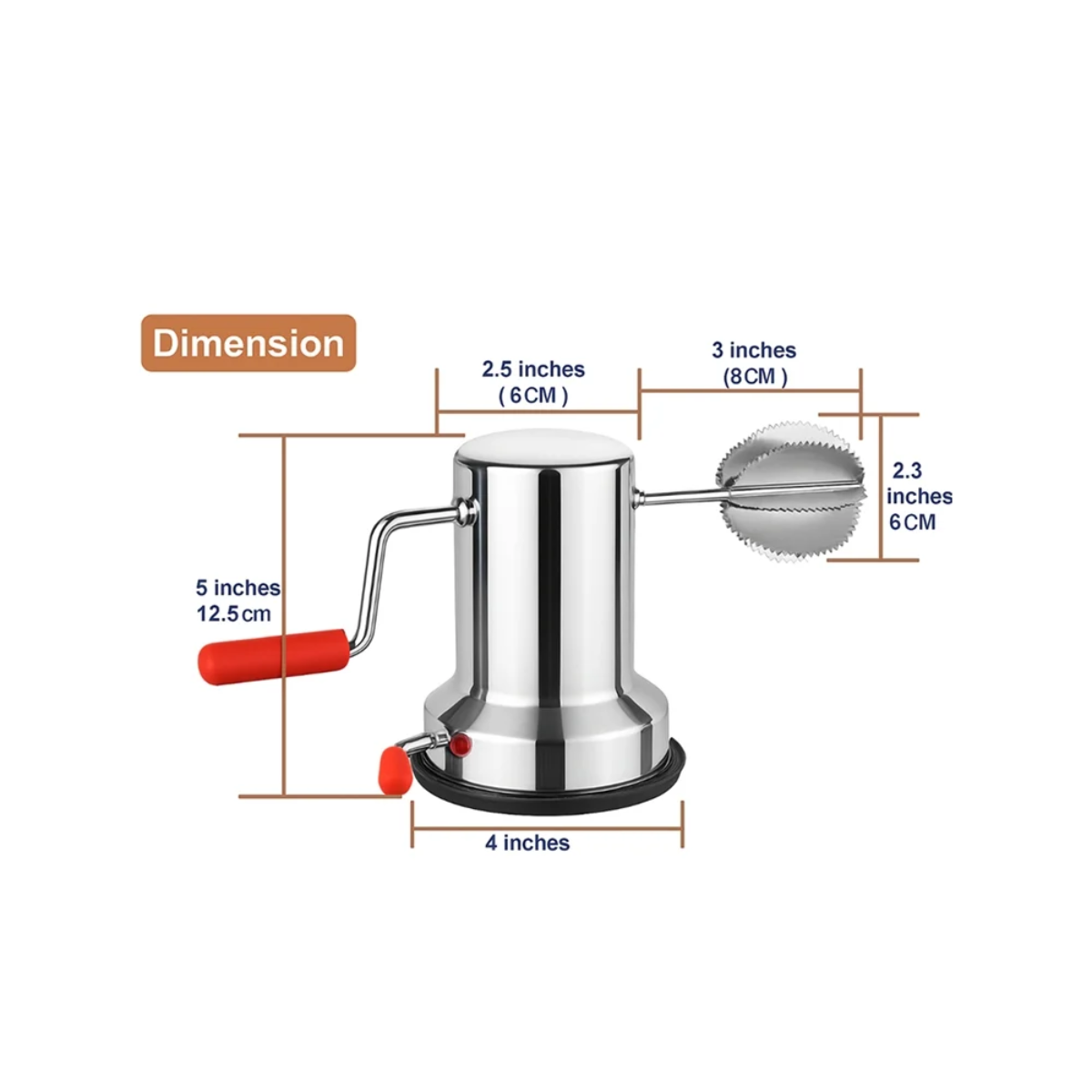 Tinums Coconut Scraper (Stainless Steel)