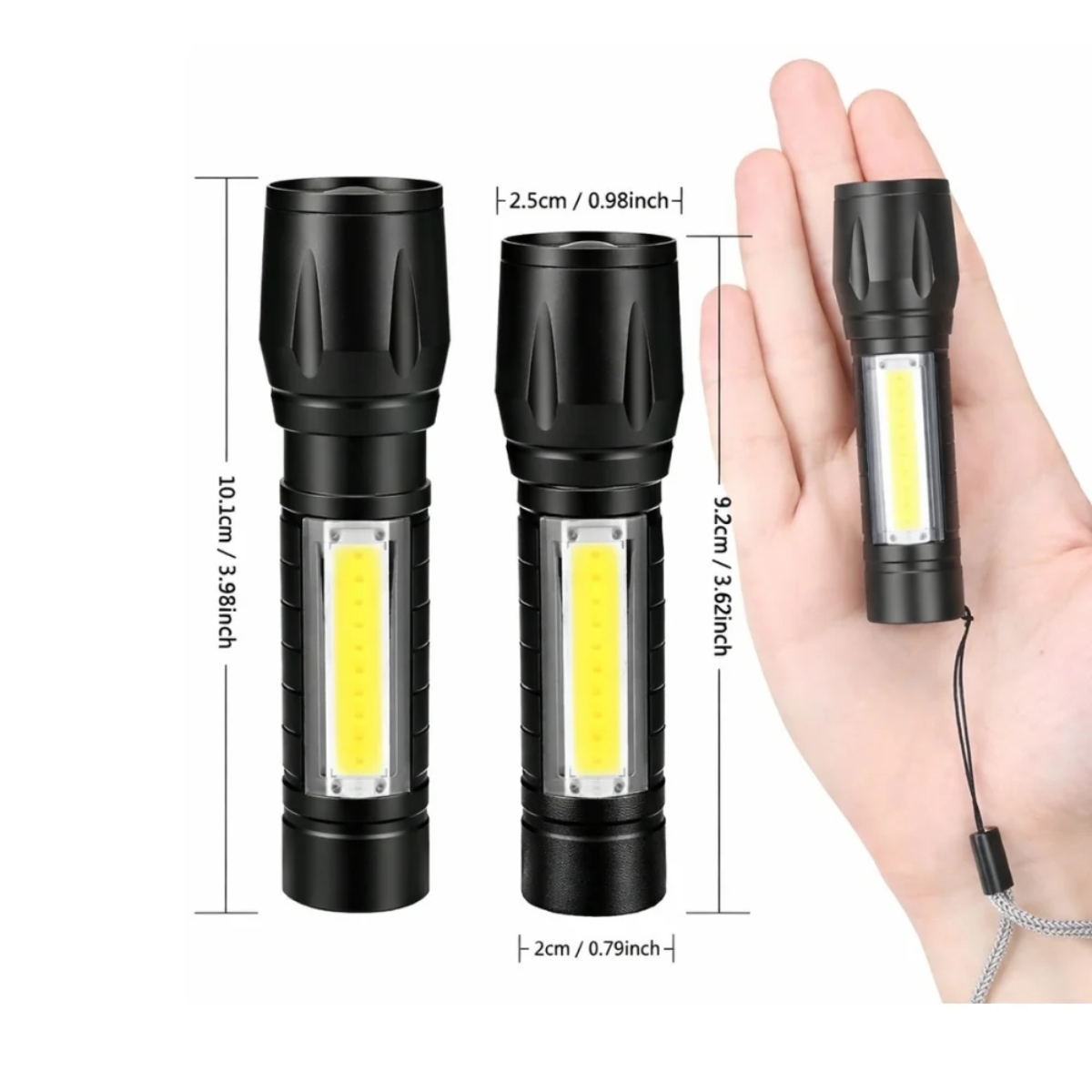 Tinums Rechargeable LED 3 W Torch (White)
