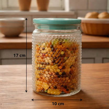 Tinums Plastic Bubble Air Tight Container (Set of 4)