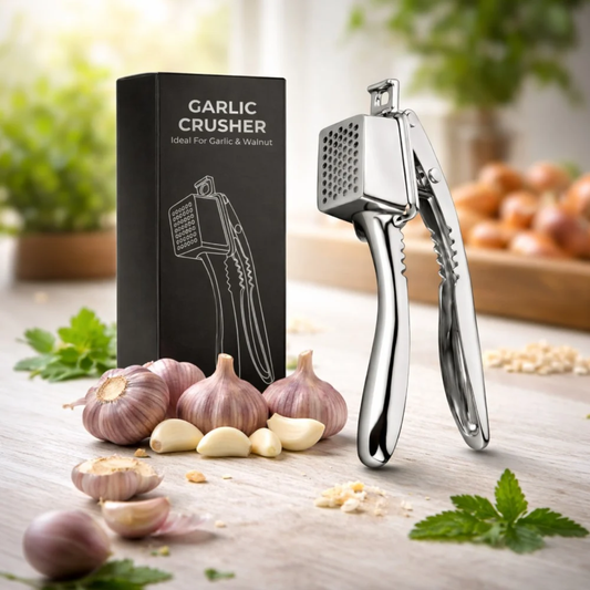 Tinums Garlic Press (Stainless Steel)