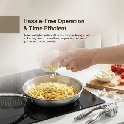 Tinums Garlic Press (Stainless Steel)