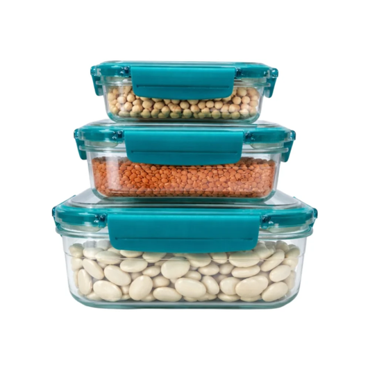 Tinums Plastic Air Tight Container (Set of 3)