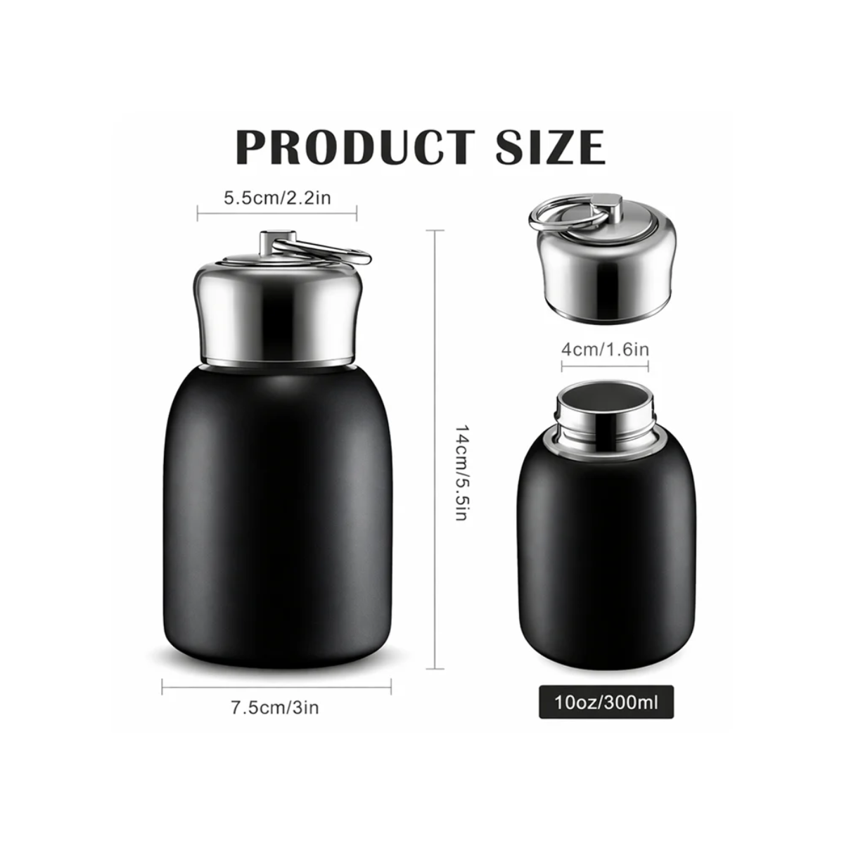 Tinums Thermo Flask (Black)