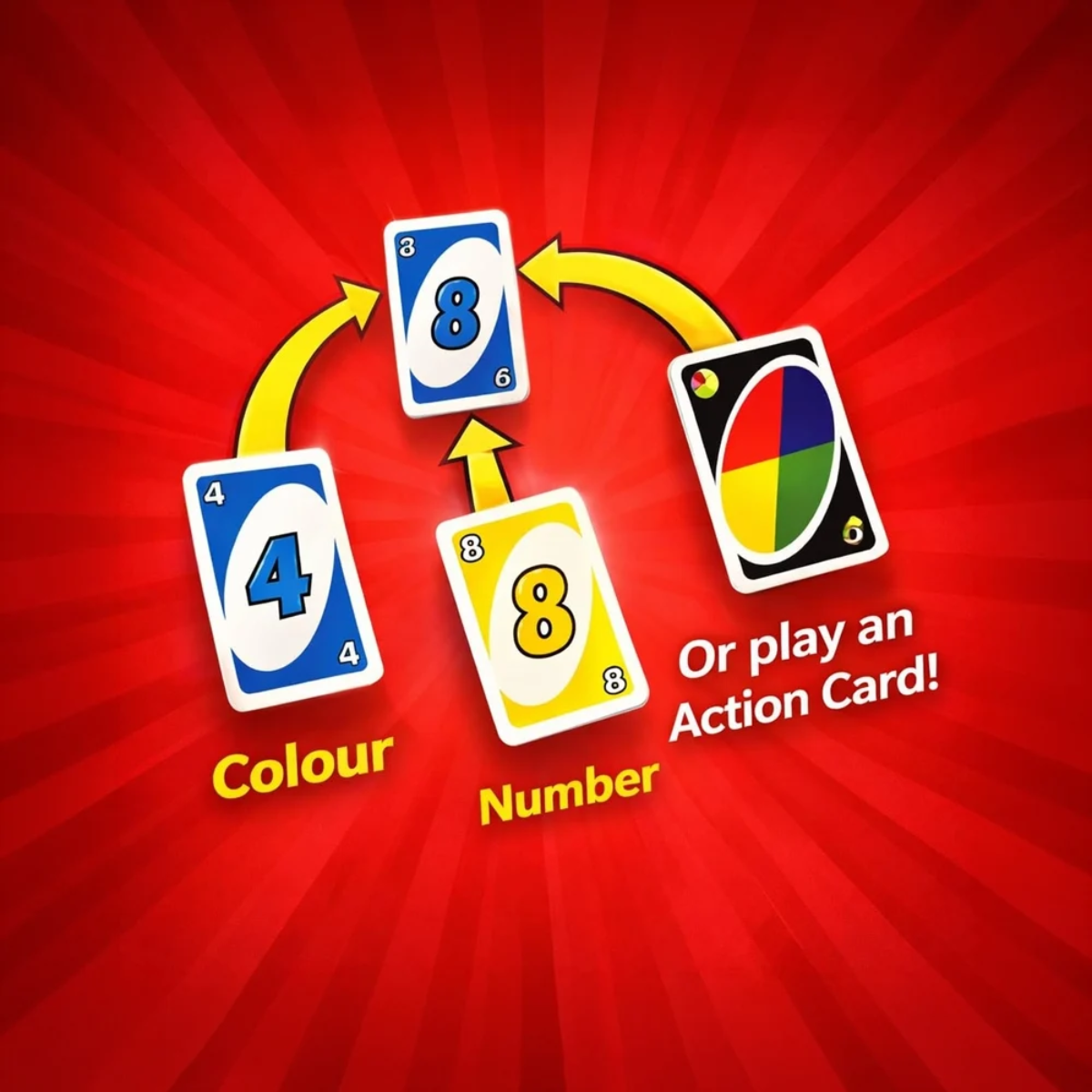 Tinums Classic UNO Card Game