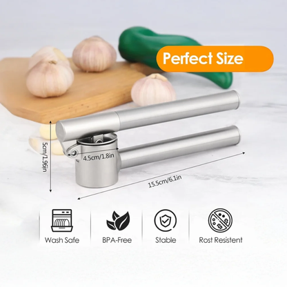 Tinums Garlic Press / Crusher (Stainless Steel)