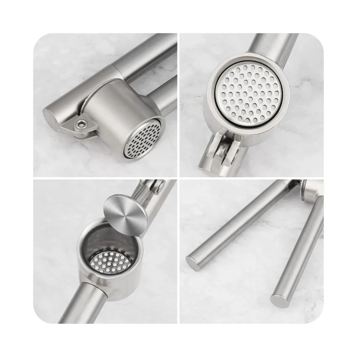 Tinums Garlic Press / Crusher (Stainless Steel)