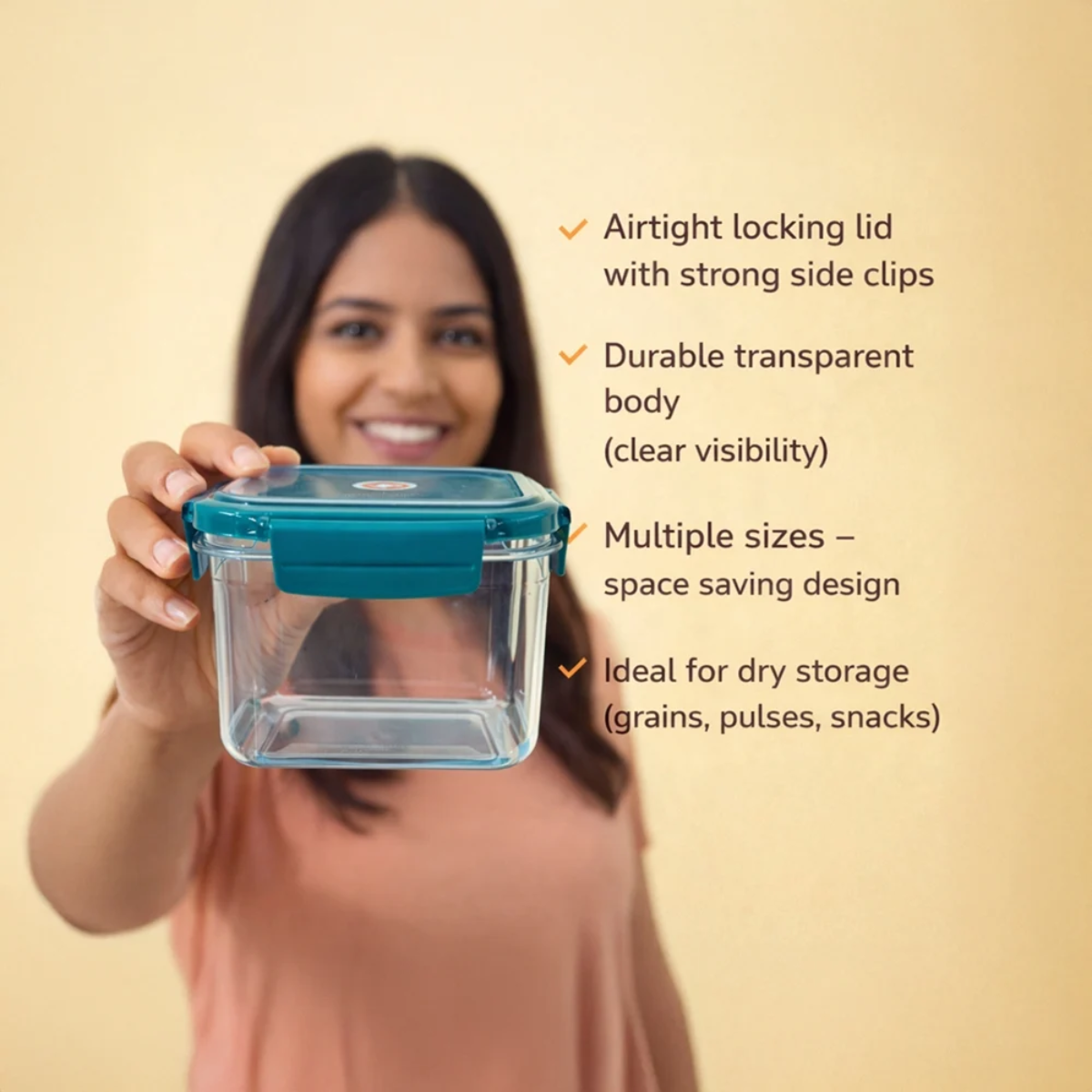 Tinums Plastic Airtight Container Set