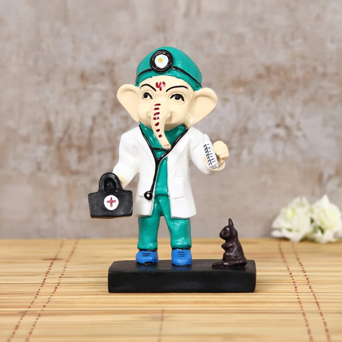 Tinums Doctor Avtar Ganesha Showpiece