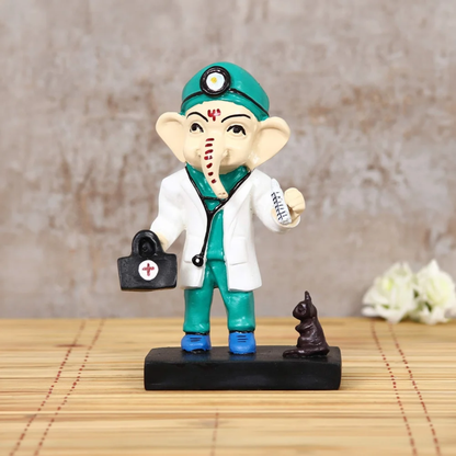 Tinums Doctor Avtar Ganesha Showpiece