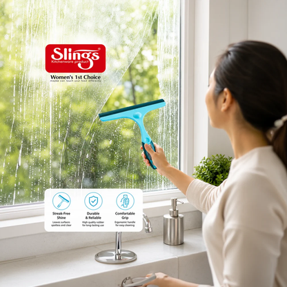 Slings Premium Window & Glass Cleaning Squeegee