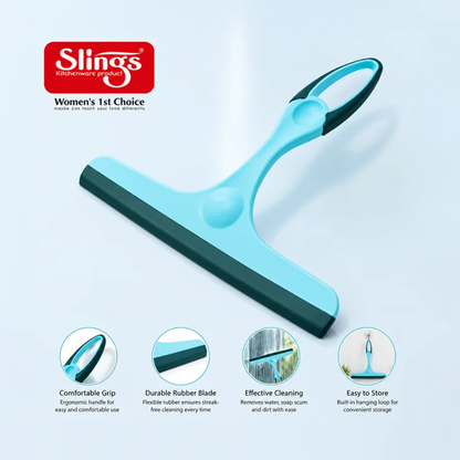 Slings Premium Window & Glass Cleaning Squeegee