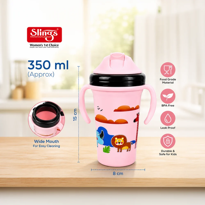 Slings Honey Sipper Bottle 350 ml for Kids
