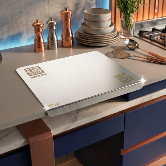 Slings Stainless Steel Small Tabletop Chopping Board
