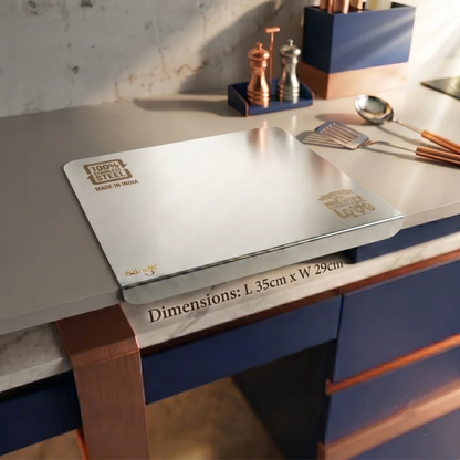 Slings Stainless Steel Small Tabletop Chopping Board