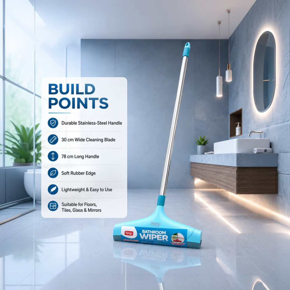 Slings Bathroom Floor Wiper