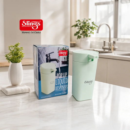 Slings Bathroom pop up Liquid Soap Dispenser
