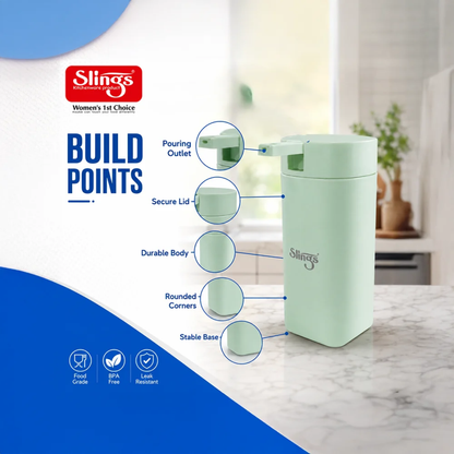 Slings Bathroom pop up Liquid Soap Dispenser
