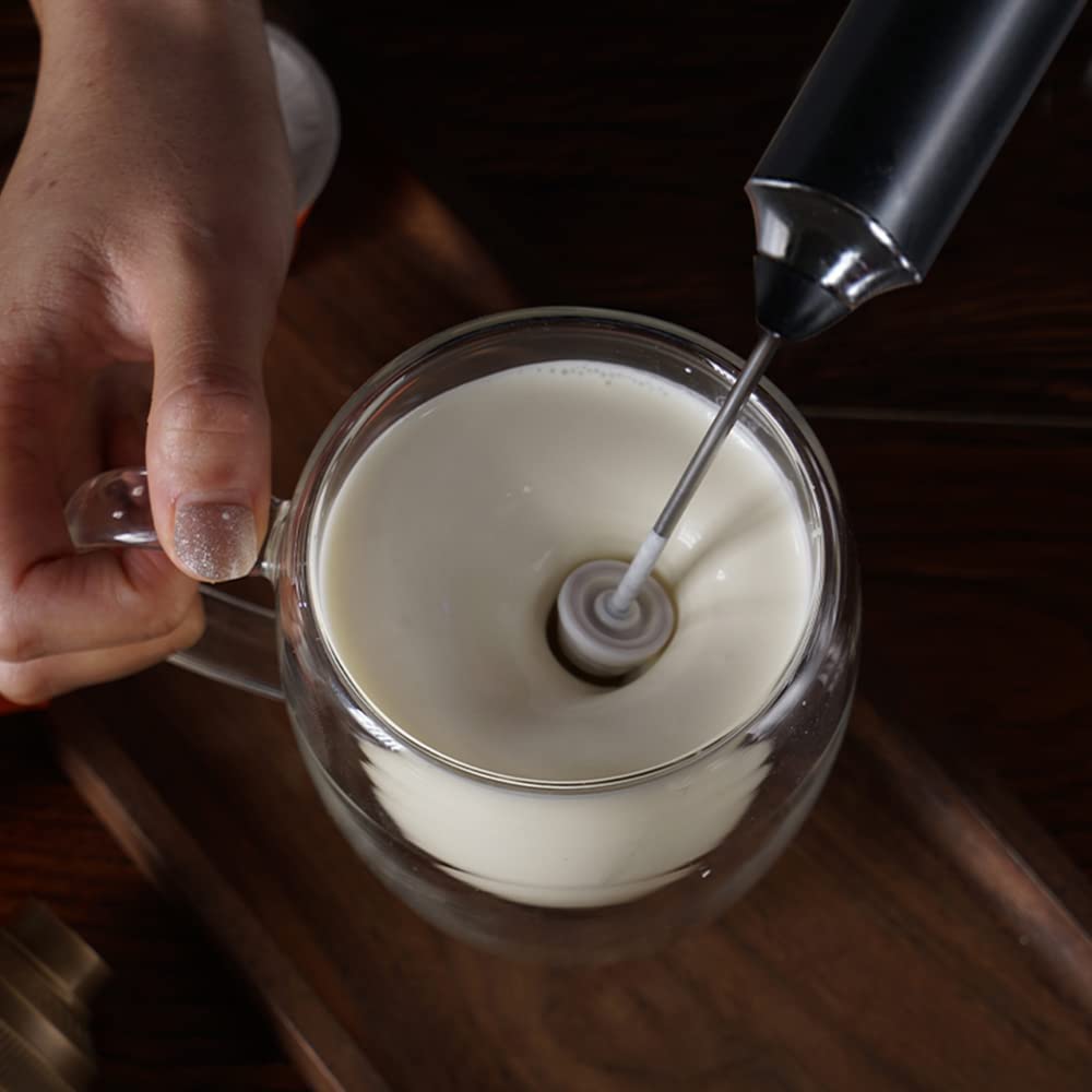 Rechargeable Coffee Beater Handheld Milk Frother | Stainless Steel Whisk