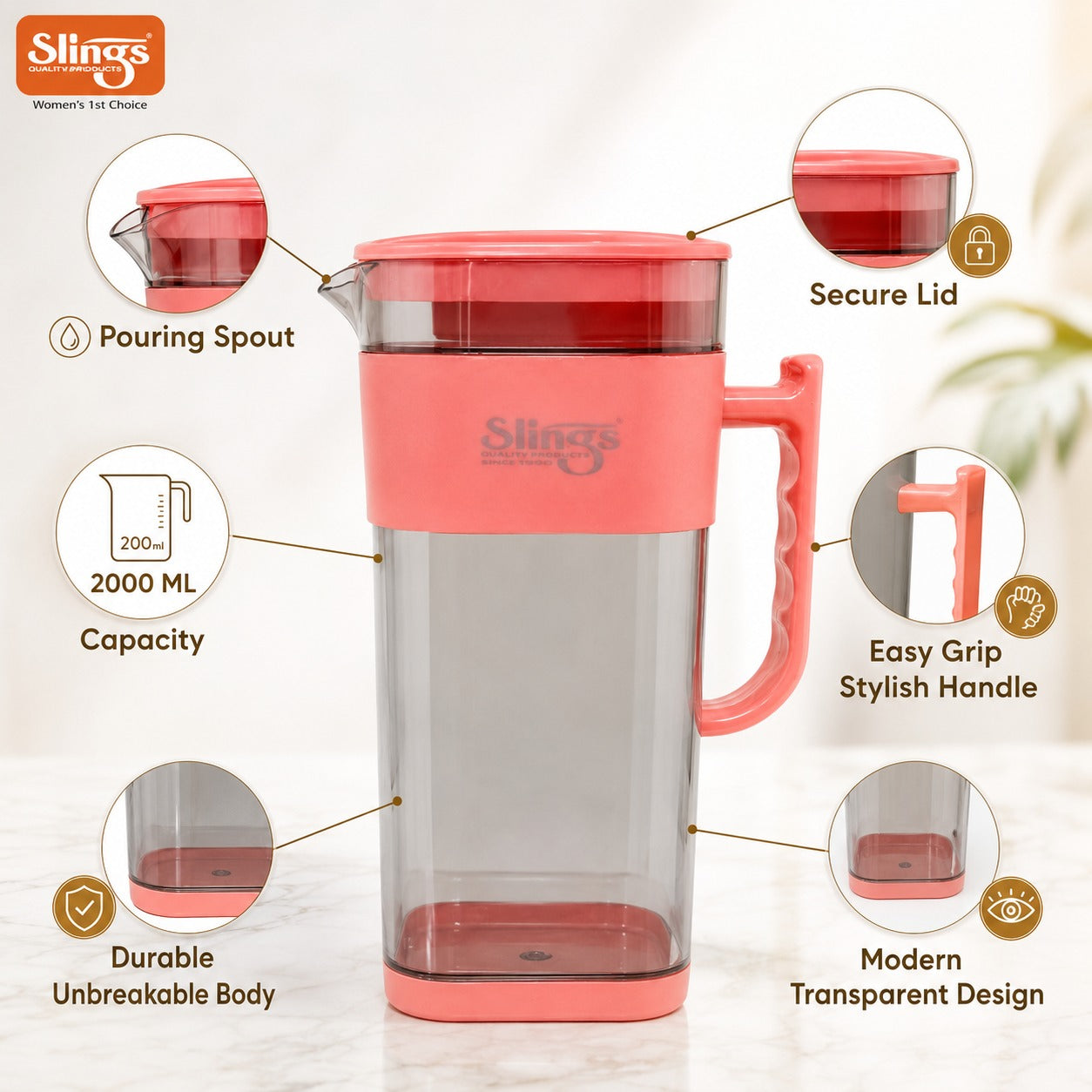 Slings Lavish Jug (2 L)