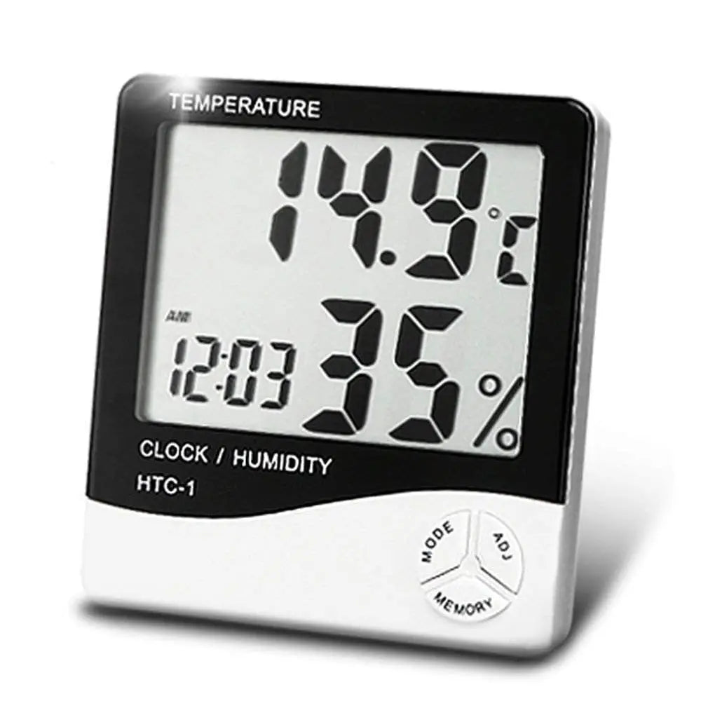 TINUMS Indoor Digital Hygrometer with Alarm Clock