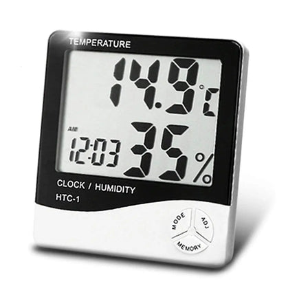 TINUMS Indoor Digital Hygrometer with Alarm Clock