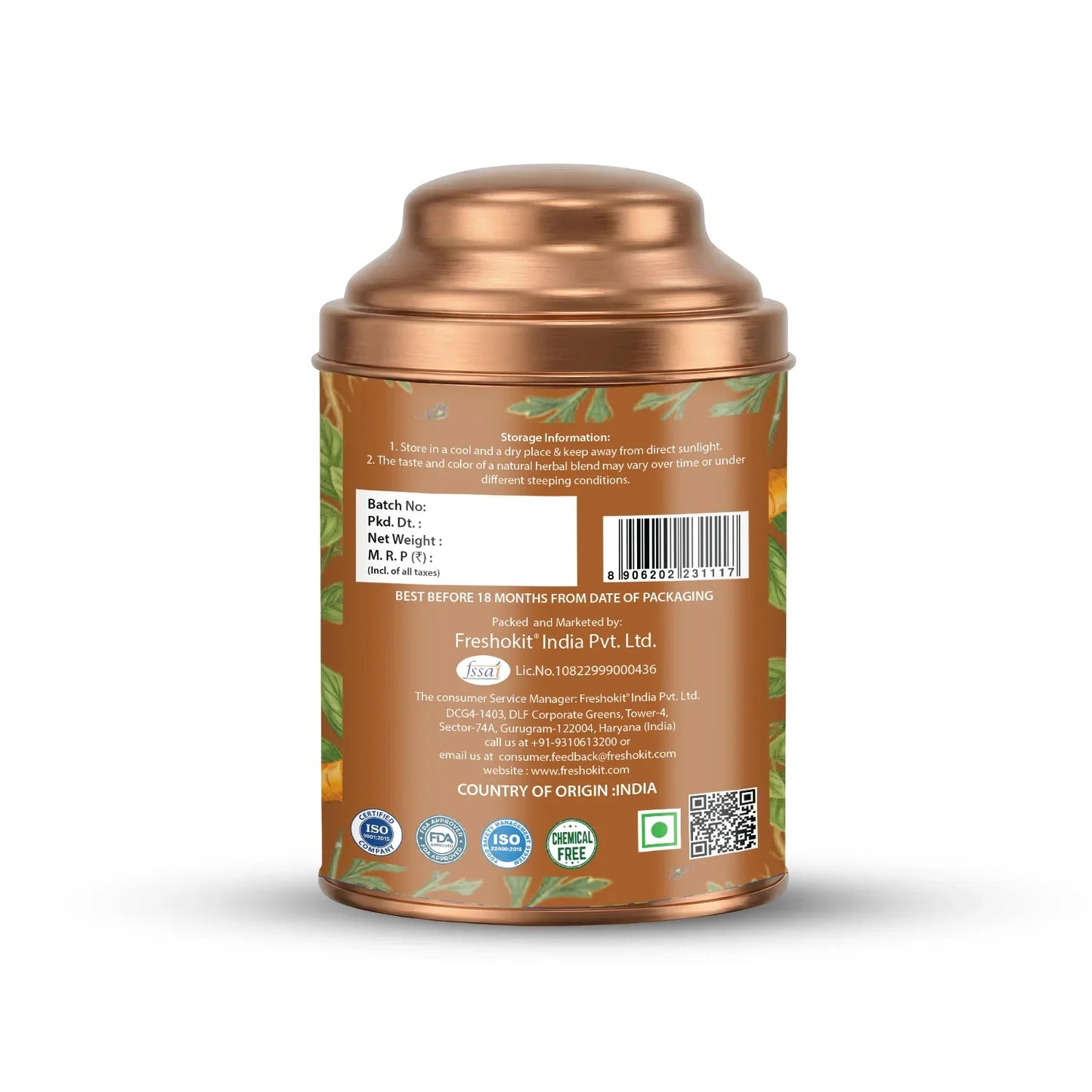 AAURASH Tulsi Ashwagandha Turmeric Herbal Tea