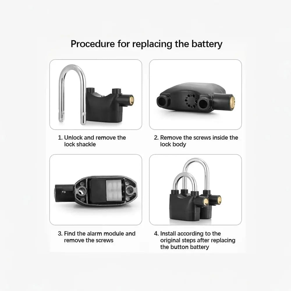 TINUMS Door Alarm Pad Lock