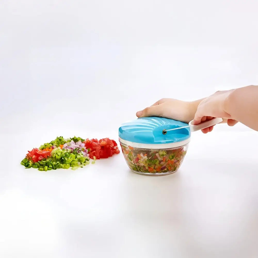 TINUMS Plastic Vegetable & Fruit Chopper (500 ml)