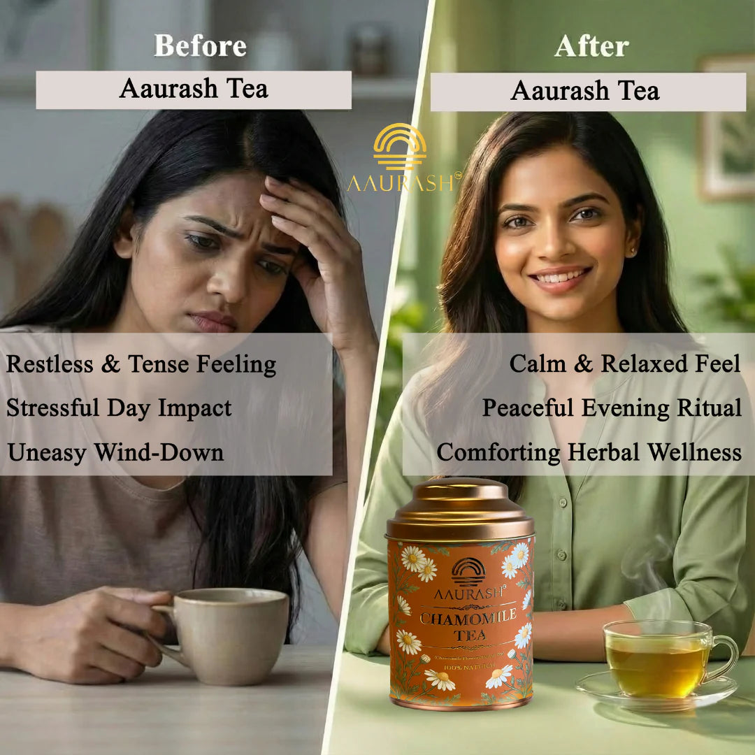 AAURASH Chamomile Flower Herbal Tea