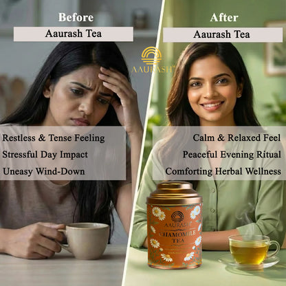 AAURASH Chamomile Flower Herbal Tea