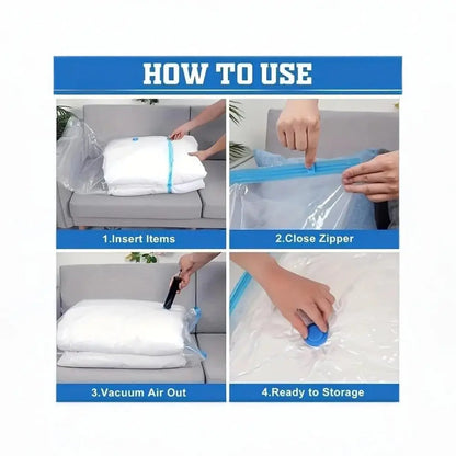 TINUMS Plastic Vacuum Storage Bags