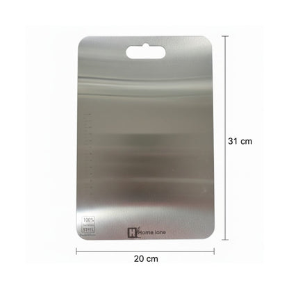 HOME LANE Stainless Steel Chopping Board (31 x 20 cm)