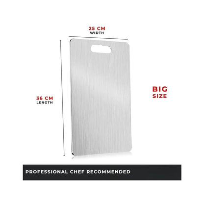 HOME LANE Stainless Steel Chopping Board