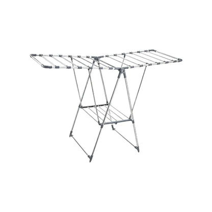 Home Lane Foldable Stainless Steel Cloth Dryer Stand (Grey)