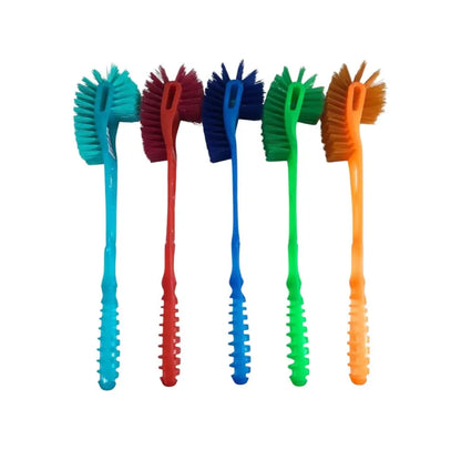 TINUMS Double Sided Flexible Toilet Brush