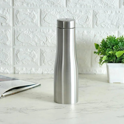 HOME LANE Stainless Steel Curve Water Bottle