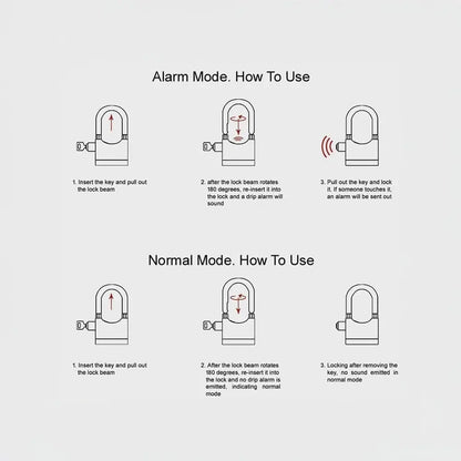 TINUMS Door Alarm Pad Lock