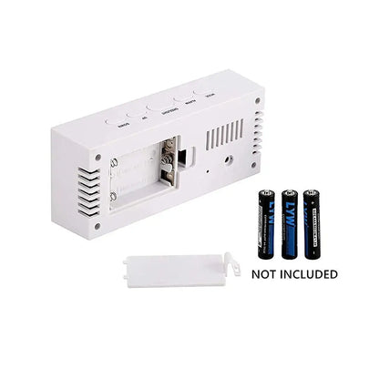 TINUMS Mirror Alarm Clock (White)