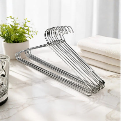 Stainless Steel Cloth Hanger (Silver)