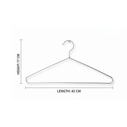 Stainless Steel Cloth Hanger (Silver)